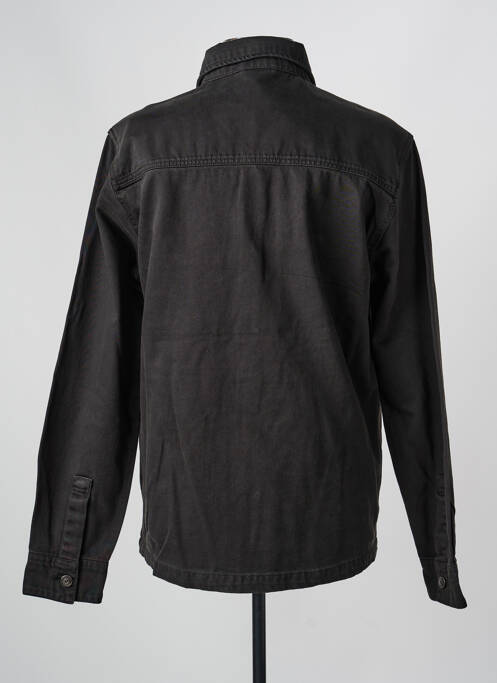 Veste casual fermeture boutonnée sur le devant noir IRON AND RESIN homme