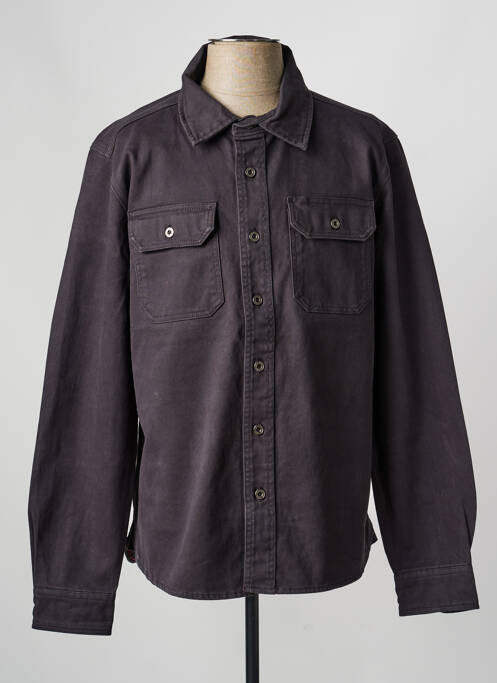 Veste casual fermeture boutonnée sur le devant bleu IRON AND RESIN homme