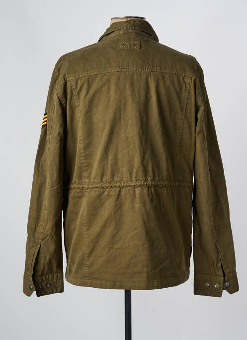 Veste casual coupe droite vert DAYTONA homme