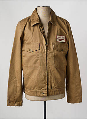 Veste casual coupe droite marron IRON AND RESIN homme