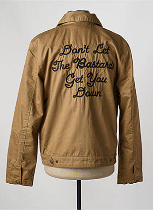 Veste casual coupe droite marron IRON AND RESIN homme