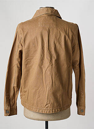 Veste casual fermeture boutonnée sur le devant marron IRON AND RESIN homme