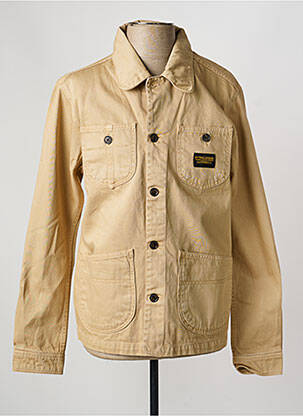 Veste casual fermeture boutonnée sur le devant beige DAYTONA homme