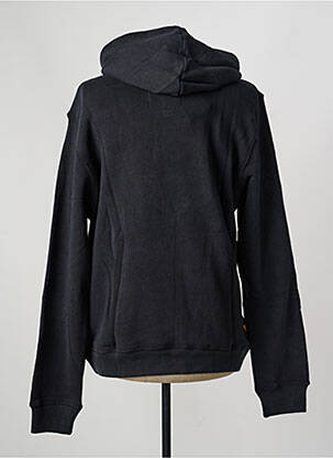 Sweat-shirt à capuche tissage jersey manches longues noir DAYTONA homme