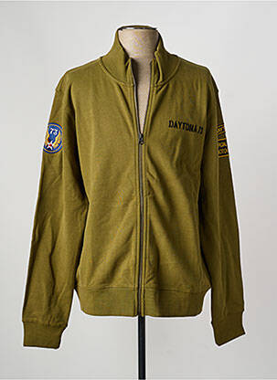 Veste casual coupe droite vert DAYTONA homme