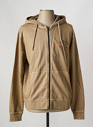 Veste casual coupe droite marron IRON AND RESIN homme