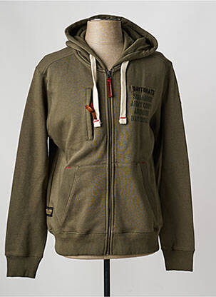Veste casual coupe droite vert DAYTONA homme