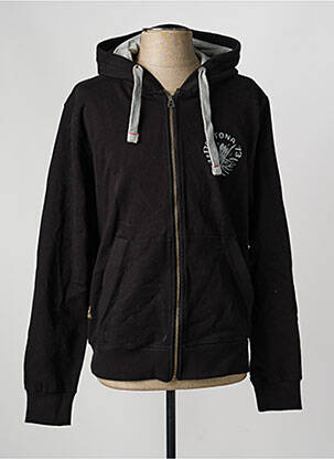 Veste casual coupe droite noir DAYTONA homme