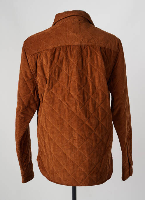 Veste casual fermeture boutonnée sur le devant marron IRON AND RESIN homme