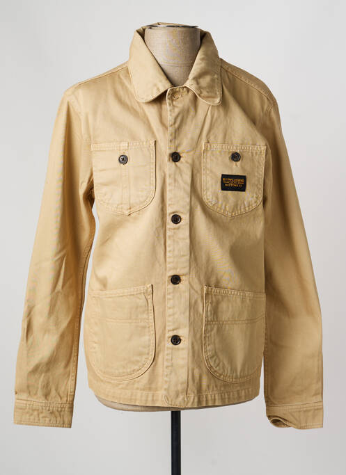 Veste casual fermeture boutonnée sur le devant beige DAYTONA homme
