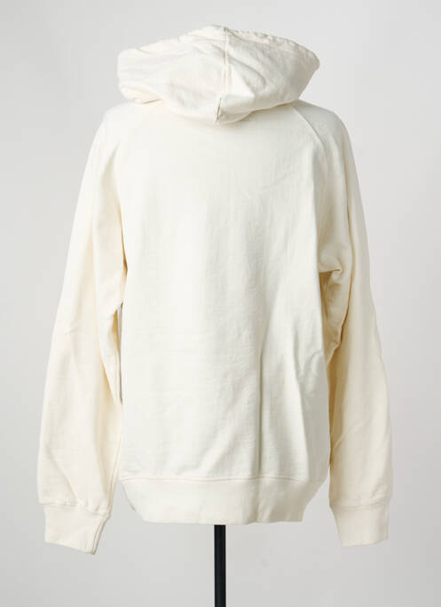 Sweat-shirt à capuche manches longues manches longues beige IRON AND RESIN homme