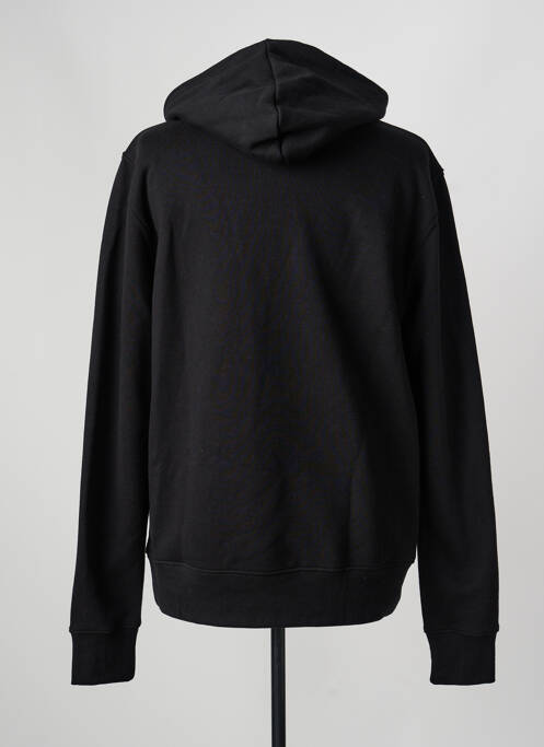 Sweat-shirt à capuche manches longues manches longues noir DAYTONA homme