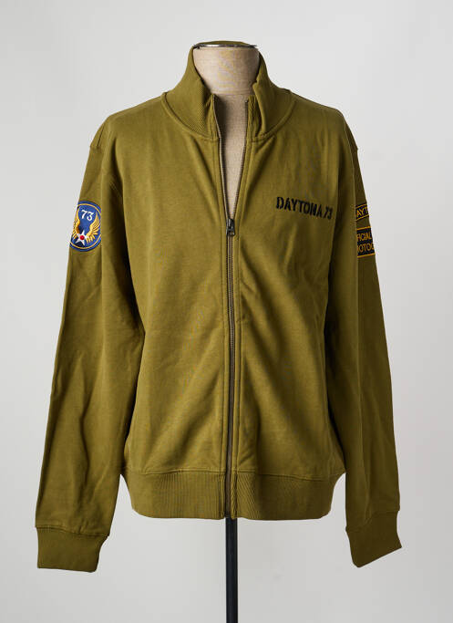 Veste casual coupe droite vert DAYTONA homme