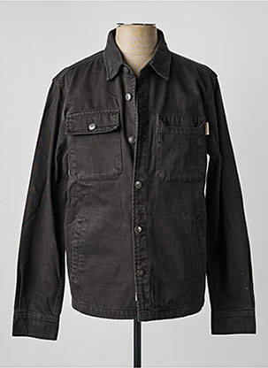 Veste casual fermeture boutonnée sur le devant gris IRON AND RESIN homme