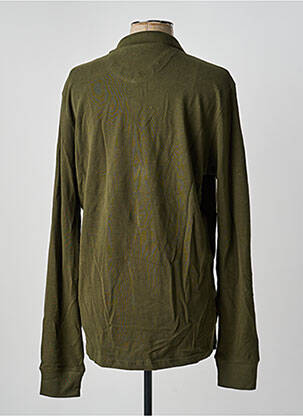 Polo manches longues manches longues vert DAYTONA homme