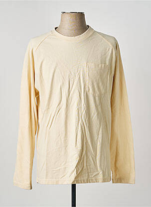 T-shirt coupe droite manches longues beige IRON AND RESIN homme