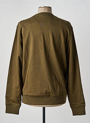 Sweat-shirt manches longues manches longues vert IRON AND RESIN homme