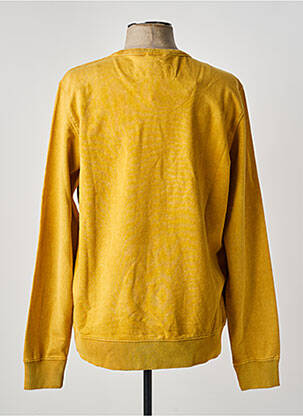 Sweat-shirt manches longues manches longues jaune IRON AND RESIN homme
