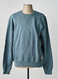 Sweat-shirt manches longues manches longues bleu IRON AND RESIN homme