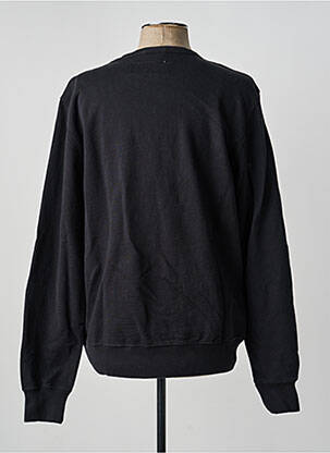 Sweat-shirt sérigraphie floquée manches longues noir IRON AND RESIN homme