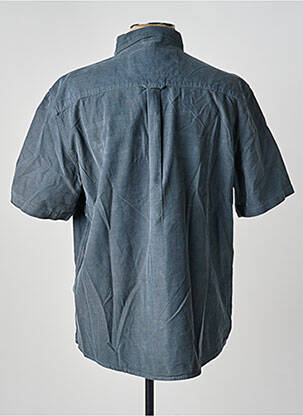 Chemise manches courtes coupe droite bleu IRON AND RESIN homme