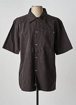 Chemise manches courtes coupe droite gris IRON AND RESIN homme