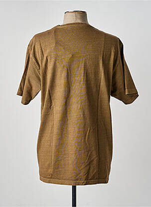 T-shirt coupe droite manches courtes marron IRON AND RESIN homme
