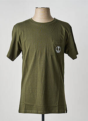 T-shirt coupe droite manches courtes vert IRON AND RESIN homme