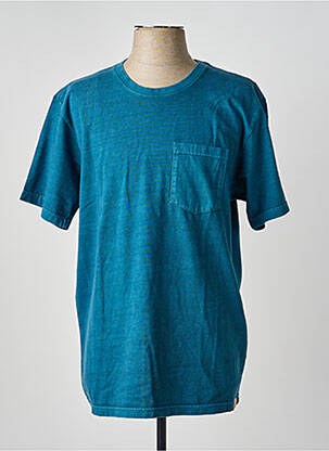 T-shirt coupe droite manches courtes bleu IRON AND RESIN homme