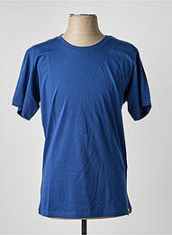 T-shirt coupe cintrée manches courtes bleu IRON AND RESIN homme