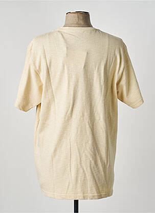 T-shirt coupe droite manches courtes beige IRON AND RESIN homme