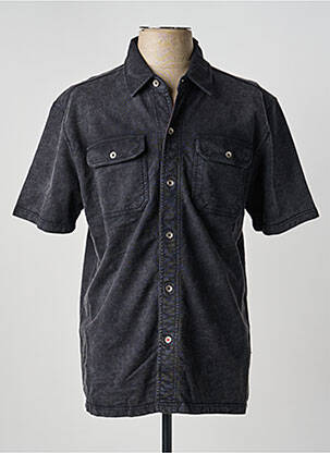 Chemise manches courtes coupe cintrée gris IRON AND RESIN homme
