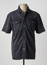 Chemise manches courtes coupe cintrée gris IRON AND RESIN homme