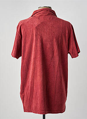 Chemise manches courtes coupe droite rouge IRON AND RESIN homme