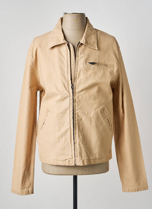Veste casual col chemisier beige IRON AND RESIN homme