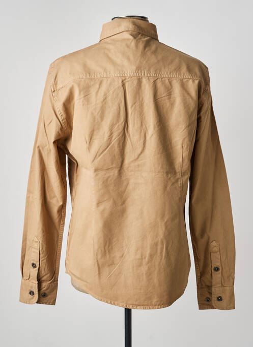 Veste casual fermeture boutonnée sur le devant beige IRON AND RESIN homme