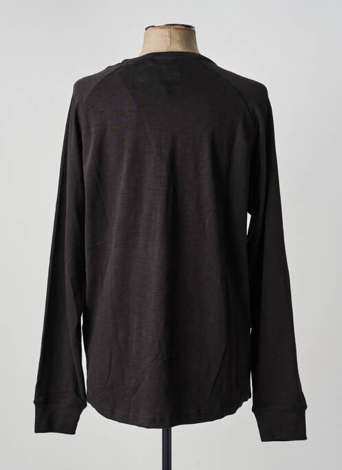 T-shirt coupe droite manches longues noir IRON AND RESIN homme