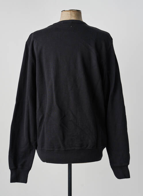 Sweat-shirt sérigraphie floquée manches longues noir IRON AND RESIN homme