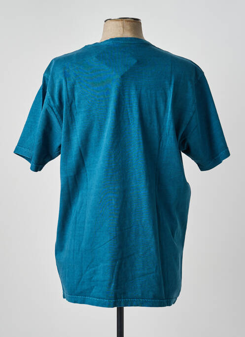 T-shirt coupe droite manches courtes bleu IRON AND RESIN homme