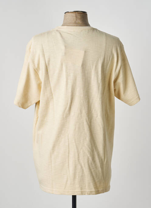 T-shirt coupe droite manches courtes beige IRON AND RESIN homme