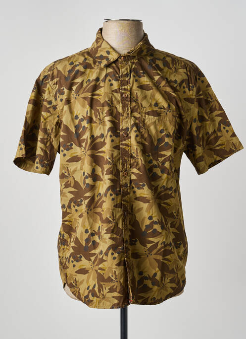 Chemise manches courtes imprimé fantaisie vert IRON AND RESIN homme