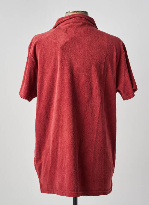 Chemise manches courtes coupe droite rouge IRON AND RESIN homme