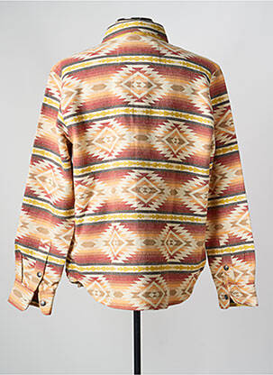 Veste casual fermeture boutonnée sur le devant orange IRON AND RESIN homme
