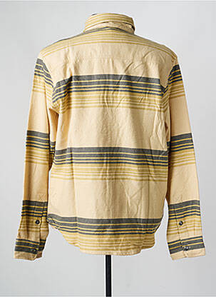 Chemise manches longues poches beige IRON AND RESIN homme