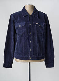 Veste casual fermeture boutonnée sur le devant bleu IRON AND RESIN homme