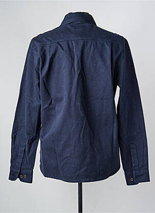 Veste casual fermeture boutonnée sur le devant bleu IRON AND RESIN homme