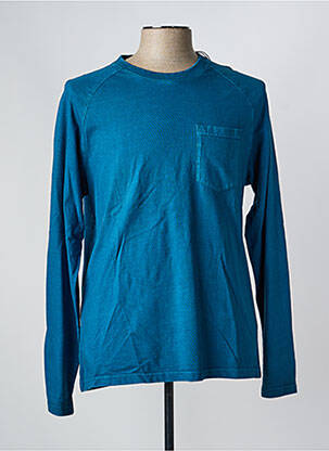 T-shirt coupe cintrée manches longues bleu IRON AND RESIN homme