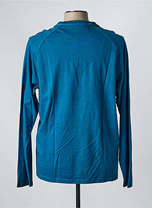 T-shirt coupe cintrée manches longues bleu IRON AND RESIN homme