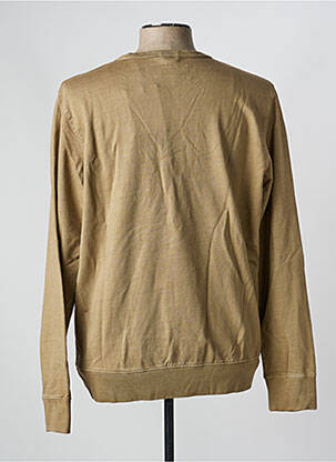 Sweat-shirt stretch manches longues marron IRON AND RESIN homme