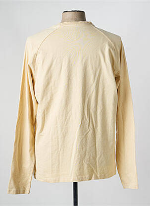 T-shirt stretch manches longues beige IRON AND RESIN homme